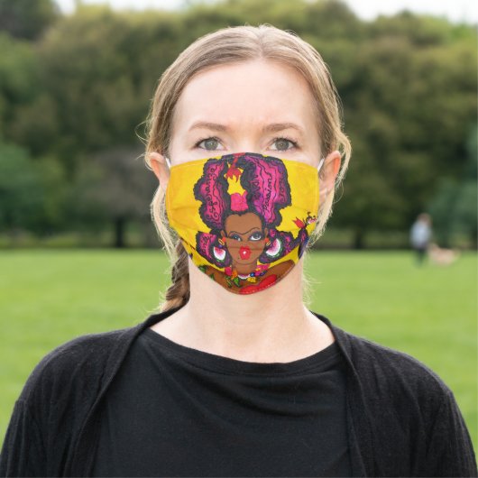 karinsArt - Frida Was A Beauty Queen Adult Cloth Face Mask (Outside)