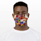 karinsArt - Patchwork Paintings Adult Cloth Face Mask (Worn)