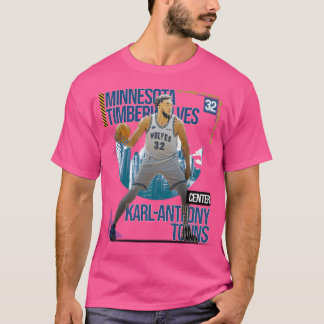 Karl-Anthony Towns Basketball Art Timberwolve 1 T-Shirt