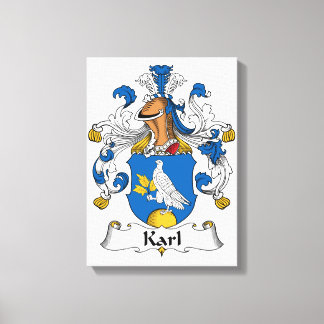 Karl Family Crest Canvas Print