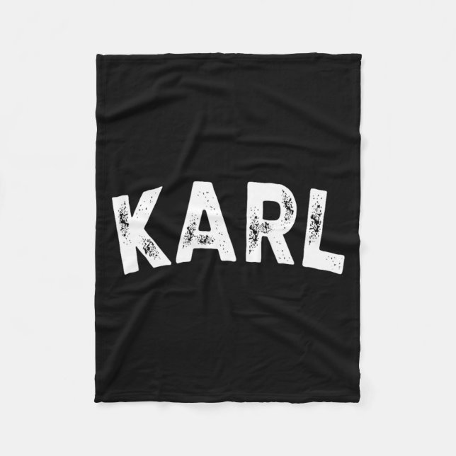 Karl Fleece Blanket (Front)