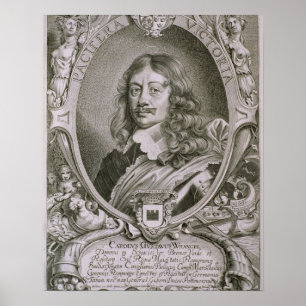 Karl Gustav Wrangel (1603-73) from 'Portraits des Poster