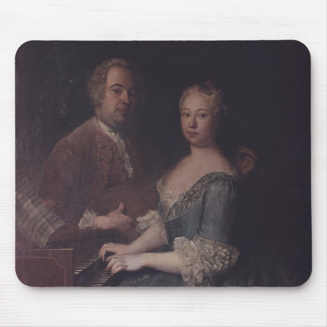 Karl-Heinrich Graun and his wife Anna-Louise Mouse Pad (Front)