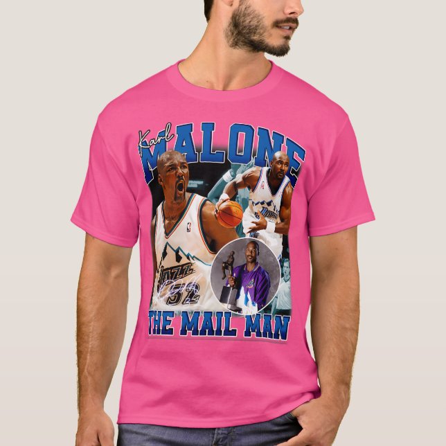 Karl Malone  Retro T-Shirt (Front)