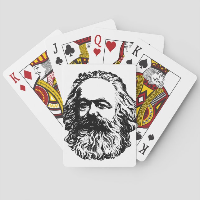 Karl Marx -4jtd4 Poker Cards (Back)