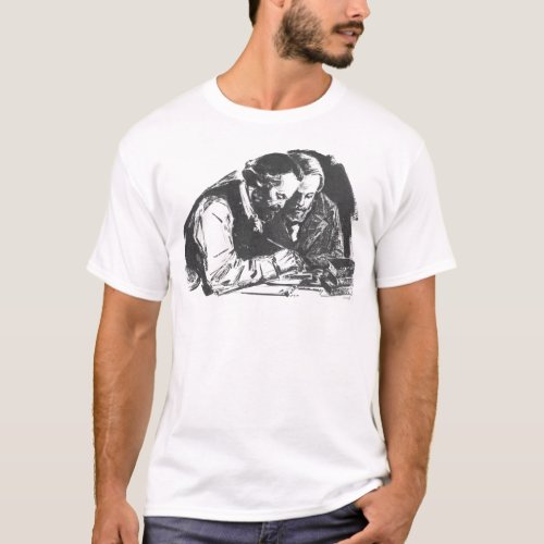 Karl Marx and Friedrich Engels T_Shirt