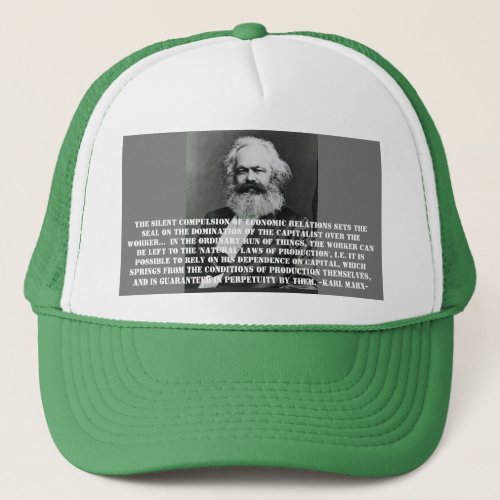 Karl Marx baseball cap