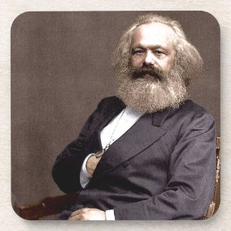 Karl Marx Beverage Coaster