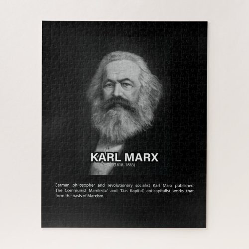 Karl Marx biography Jigsaw Puzzle