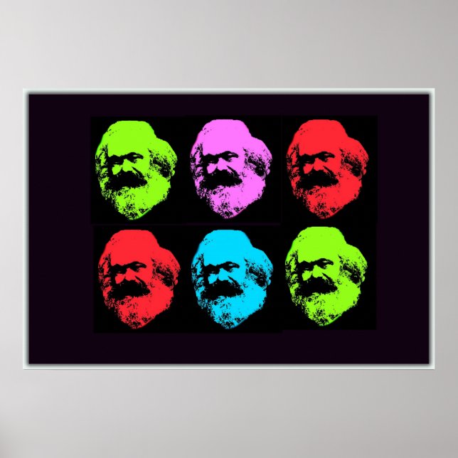 Karl Marx Collage Poster (Front)
