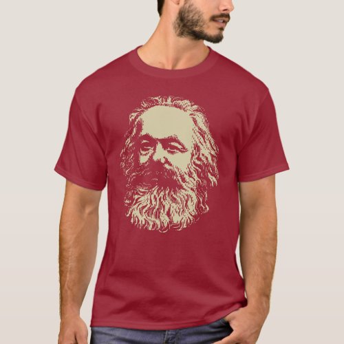 Karl Marx _ Communism Socialist Vintage Red T_Shirt