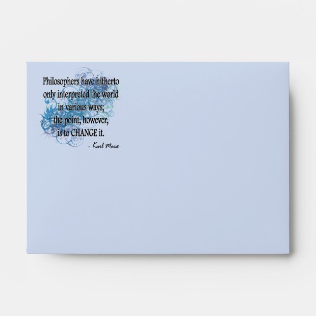 Karl Marx Envelope (Front)