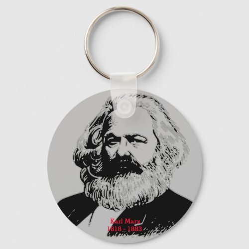 Karl Marx Keychain