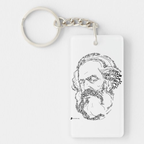 Karl Marx Keychain