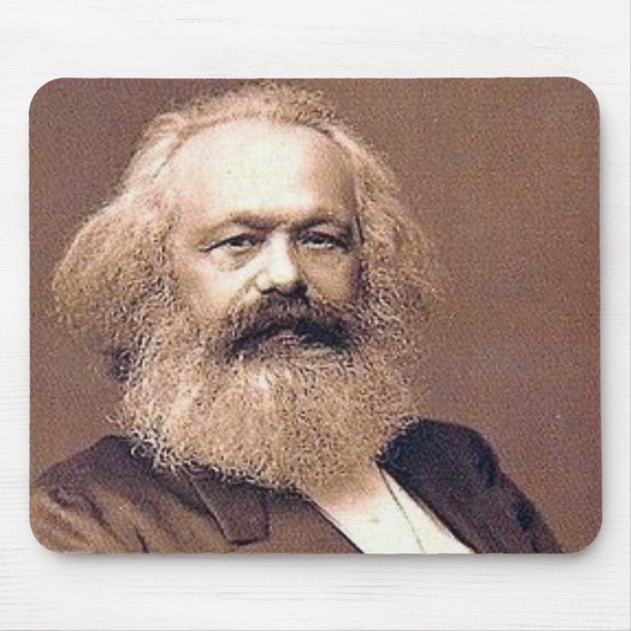 karl marx mousepad