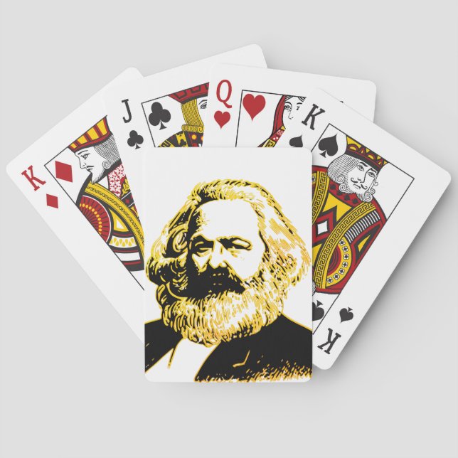 Karl Marx Poker Cards (Back)
