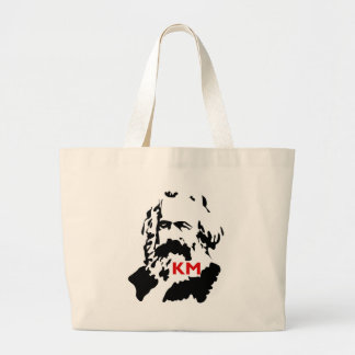 KARL MARX PORTRAIT 1 LARGE TOTE BAG