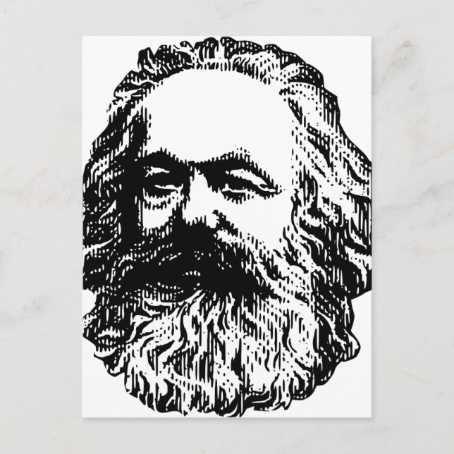 Karl Marx Postcard (Front)