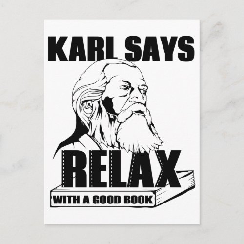 Karl Marx Postcard