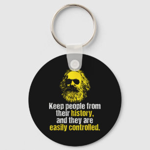 Karl Marx Quote Funny Socialist Party Dsa  Keychain