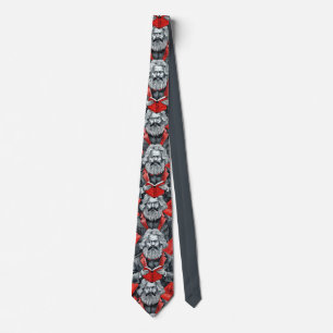 Karl Marx reading books lovers gift Neck Tie
