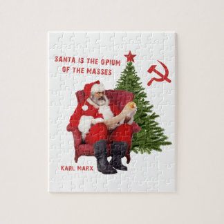 Karl Marx Santa Jigsaw Puzzle