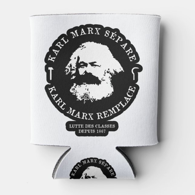 KARL MARX SEPARATE, KARL MARX REPLACE CAN COOLER (Front)