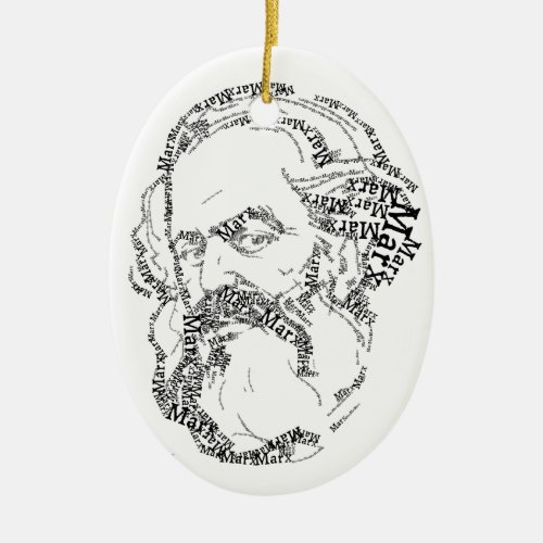 Karl Marx Socialism Ornament