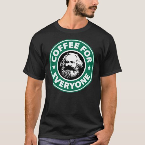 Karl Marx _ Socialist Coffee Classic T_Shirt