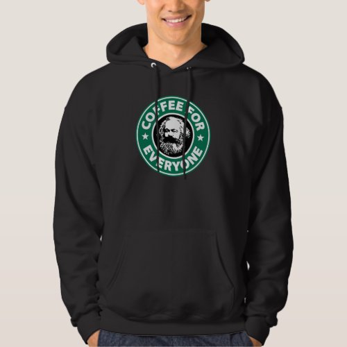 Karl Marx _ Socialist Coffee  Hoodie