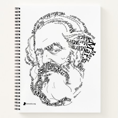 Karl Marx Spiral Notebook