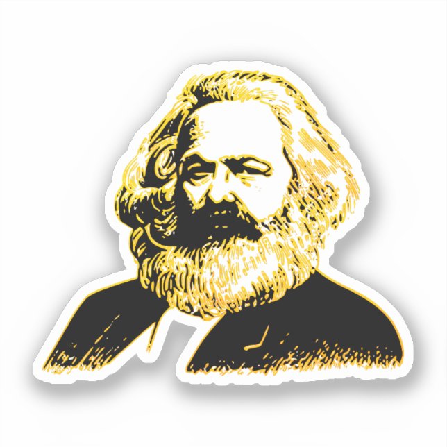 Karl Marx Sticker (Front)
