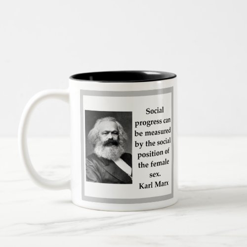 Karl Marx Two_Tone Coffee Mug