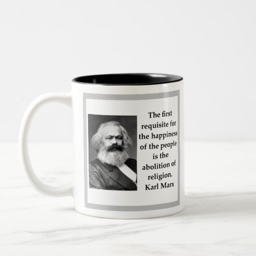 Karl Marx Two_Tone Coffee Mug