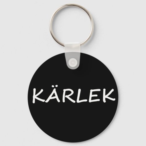 Krlek Swedish Love Keychain