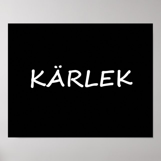 Kärlek, Swedish Love Poster (Front)