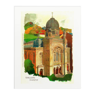 Karlovy Vary (Karlsbad) Synagogue Acrylic Print