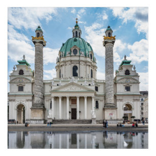 Karlskirche in Vienna, Austria Acrylic Print