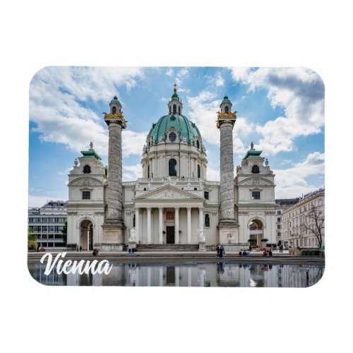 Karlskirche in Vienna Austria Magnet