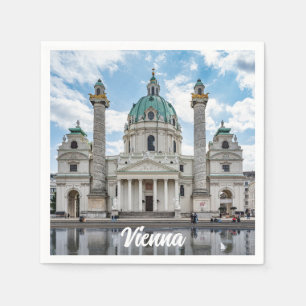 Karlskirche in Vienna, Austria Napkins