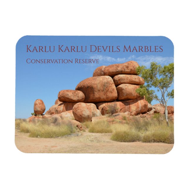 Karlu Karlu Devils Marbles Australia Magnet (Horizontal)