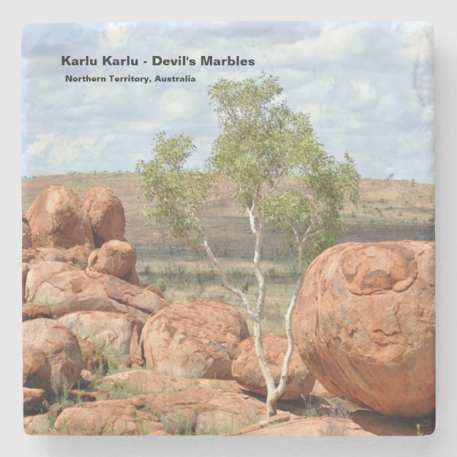 Karlu Karlu "Devil's Marbles" Stone Coaster (Front)