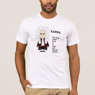 Karma and Newton's 3rd law (Light Color T-shirt) T-Shirt