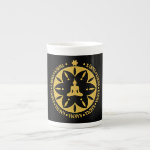 Karma Buddhist Religion - Buddhism Six Sages Bone China Mug