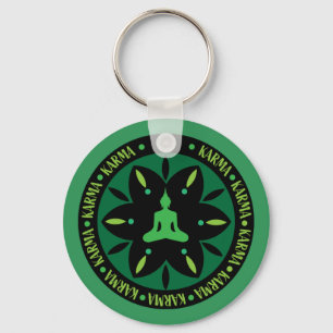 Karma Buddhist Religion - Buddhism Six Sages   Keychain