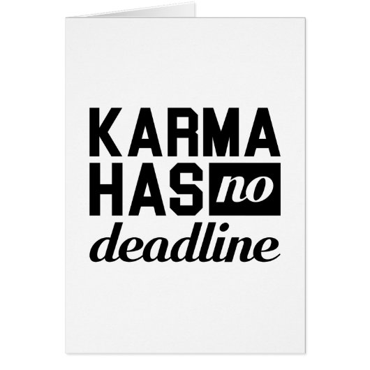 Karma Deadline Cards (Front)