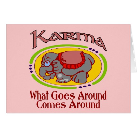 Karma Elephant Cards (Front Horizontal)