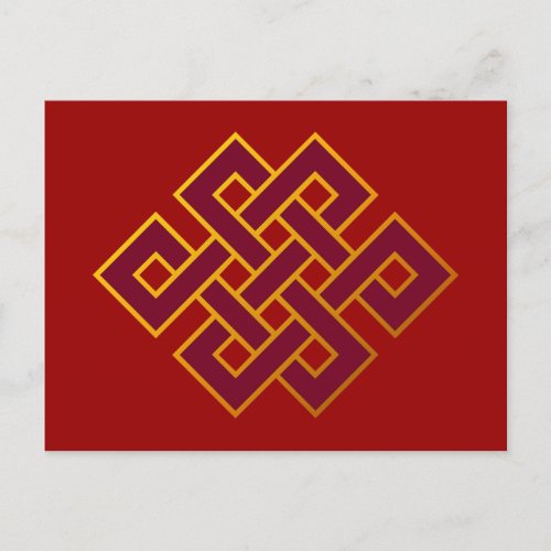 Karma  Endless Knot or Eternal Knot Postcard