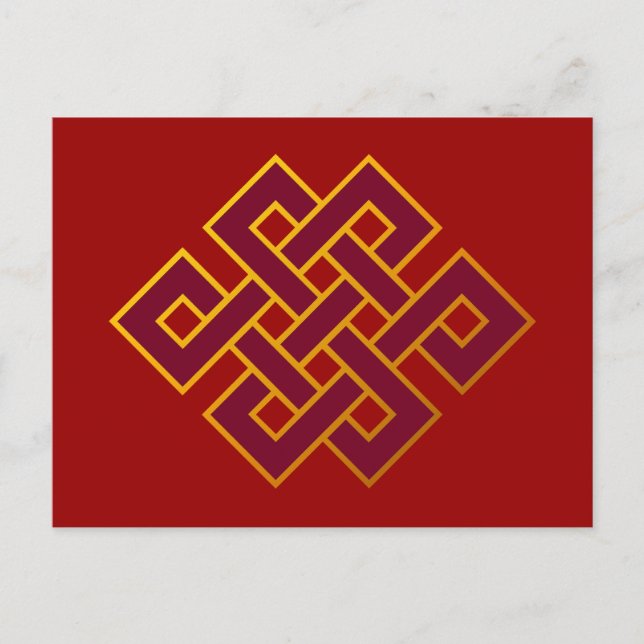 Karma ... Endless Knot or Eternal Knot Postcard (Front)