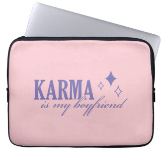 Karma is My Boyfriend Laptop Sleeve